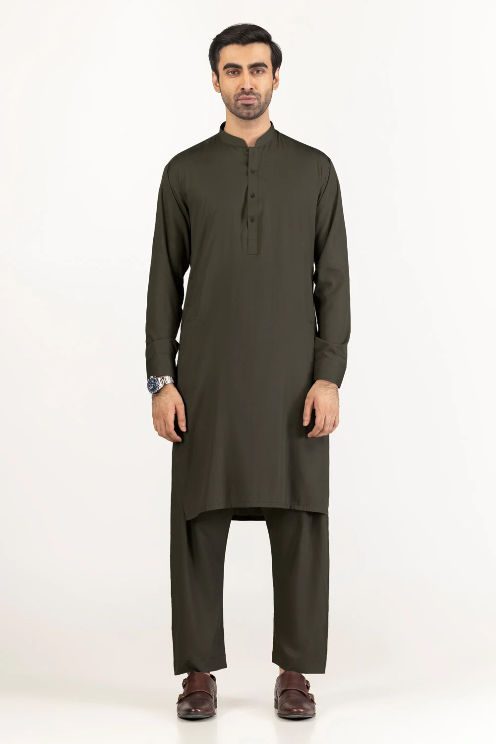 Gini Gold Unstitched Fabric Blended - Image 57