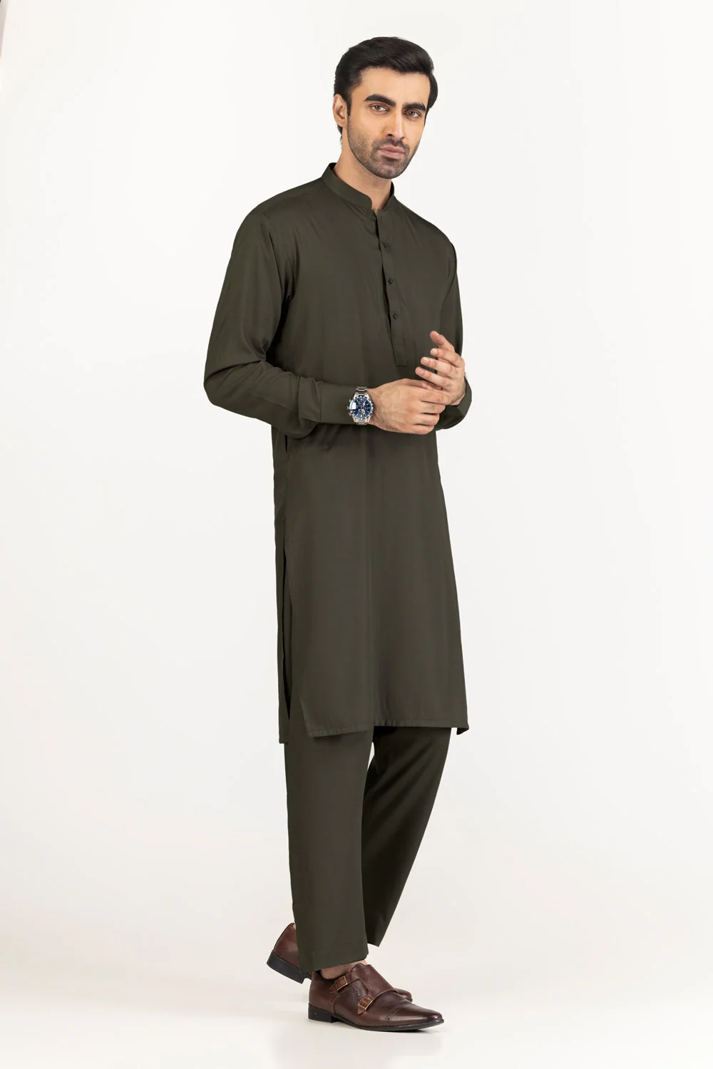 Gini Gold Unstitched Fabric Blended - Image 60