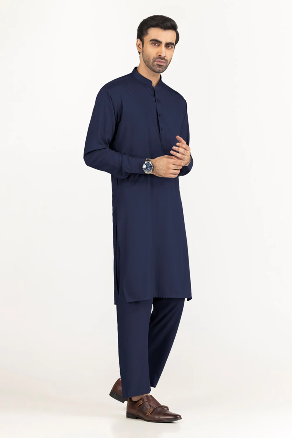 Gini Gold Unstitched Fabric Blended - Image 66
