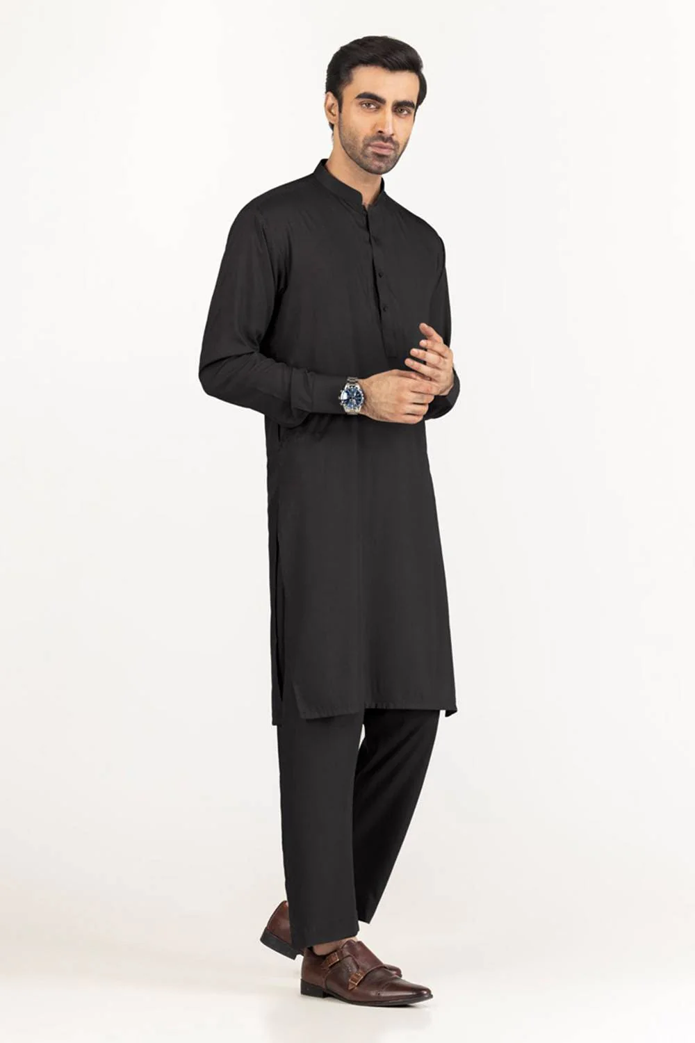 Gini Gold Unstitched Fabric Blended - Image 76