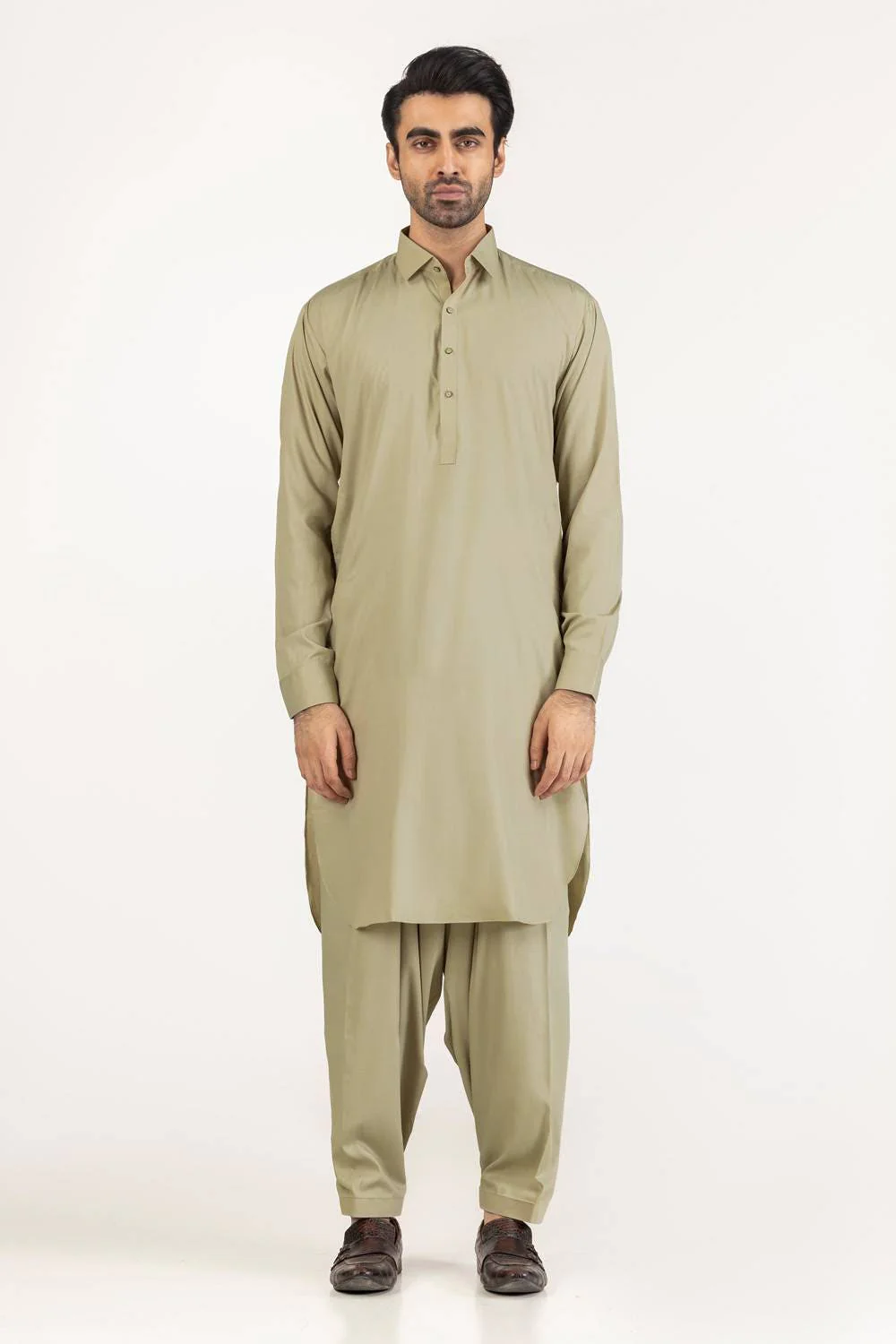 Gini Gold Unstitched Fabric Blended - Image 78