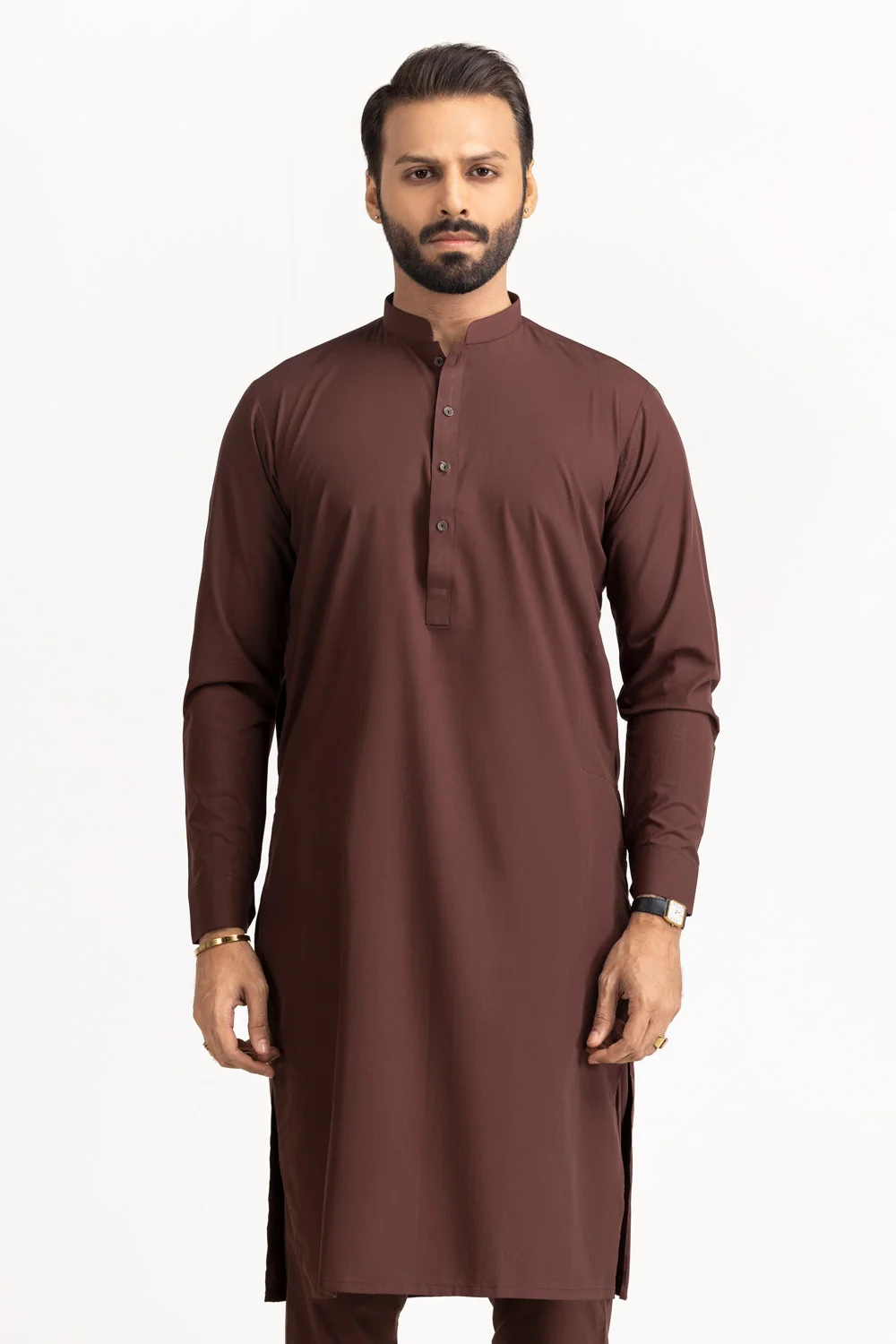 Gini Gold Unstitched Fabric Blended - Image 80