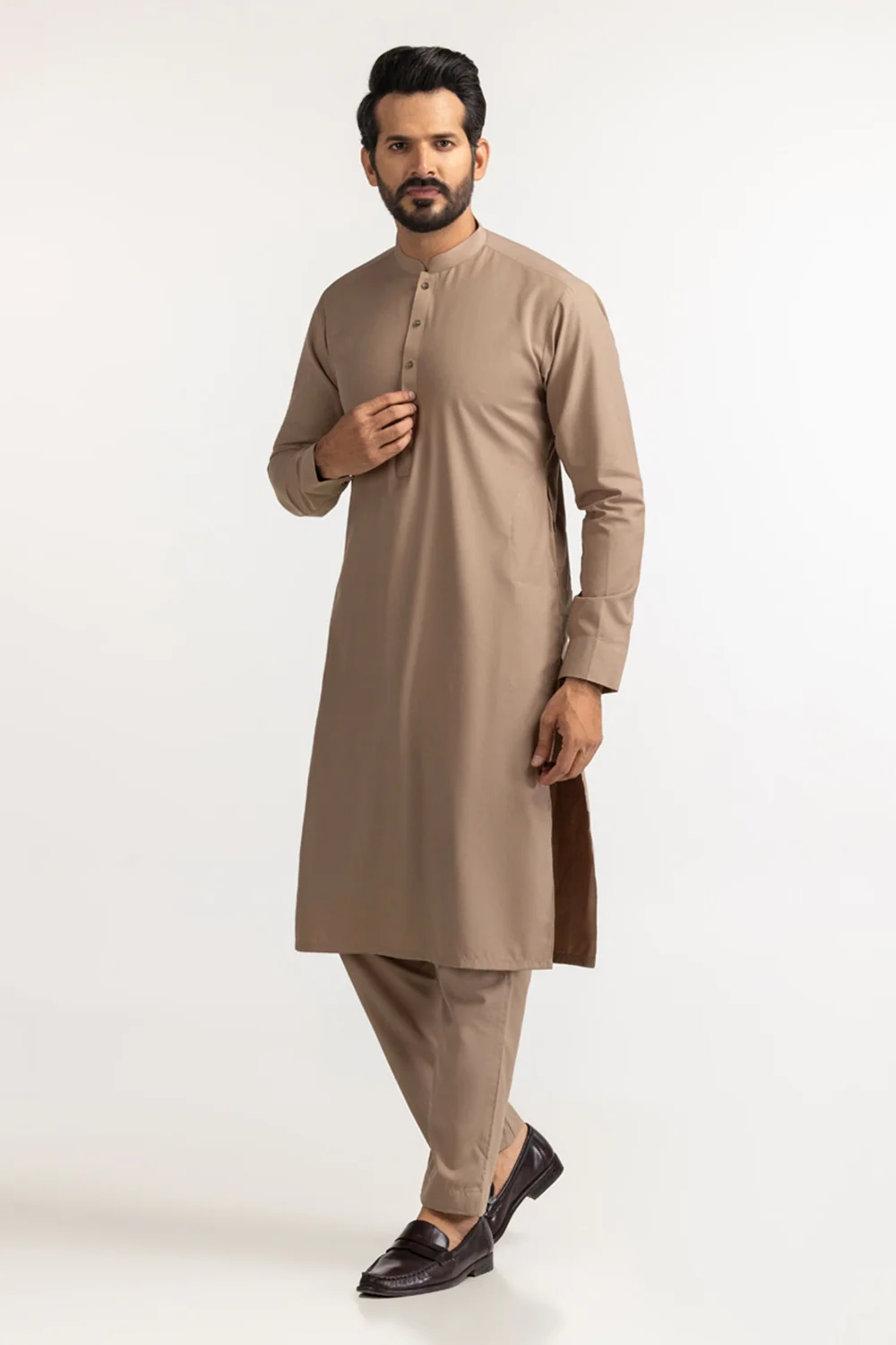 Gini Gold Unstitched Fabric Blended - Image 90