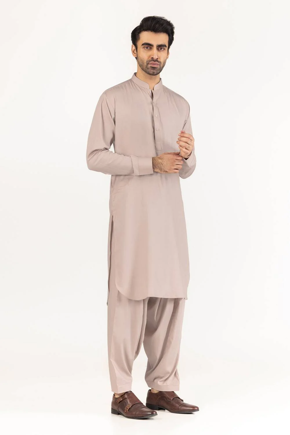 Gini Gold Unstitched Fabric Blended - Image 98