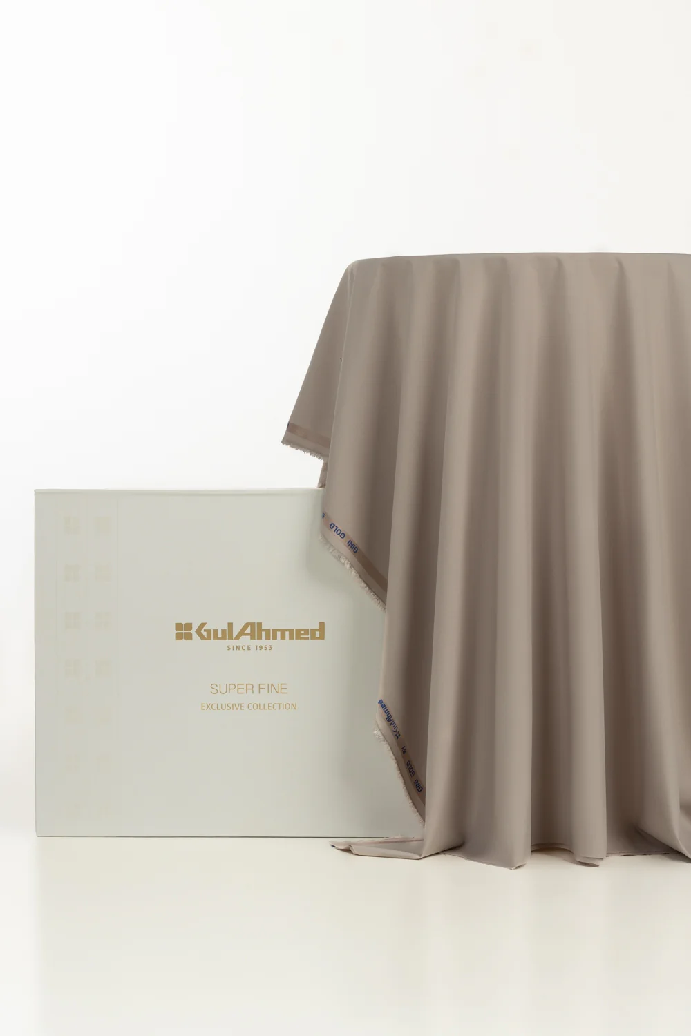 Gini Gold Unstitched Fabric Blended with Gift Box - Image 27
