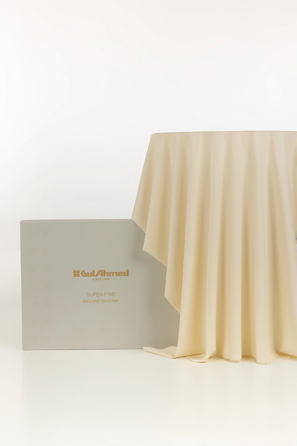 Gini Gold Unstitched Fabric Blended with Gift Box - Image 58