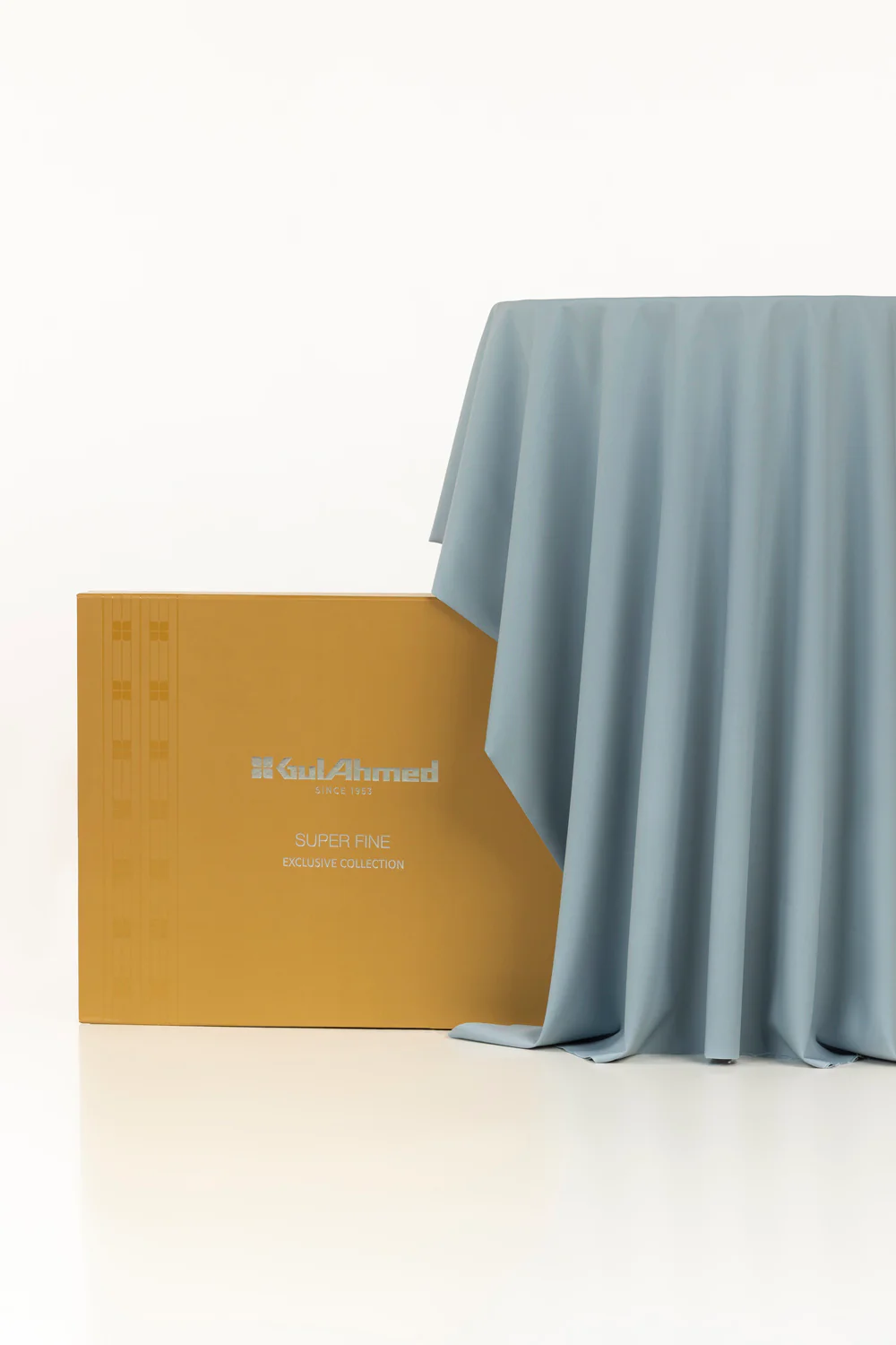 Gini Gold Unstitched Fabric Blended with Gift Box - Image 63