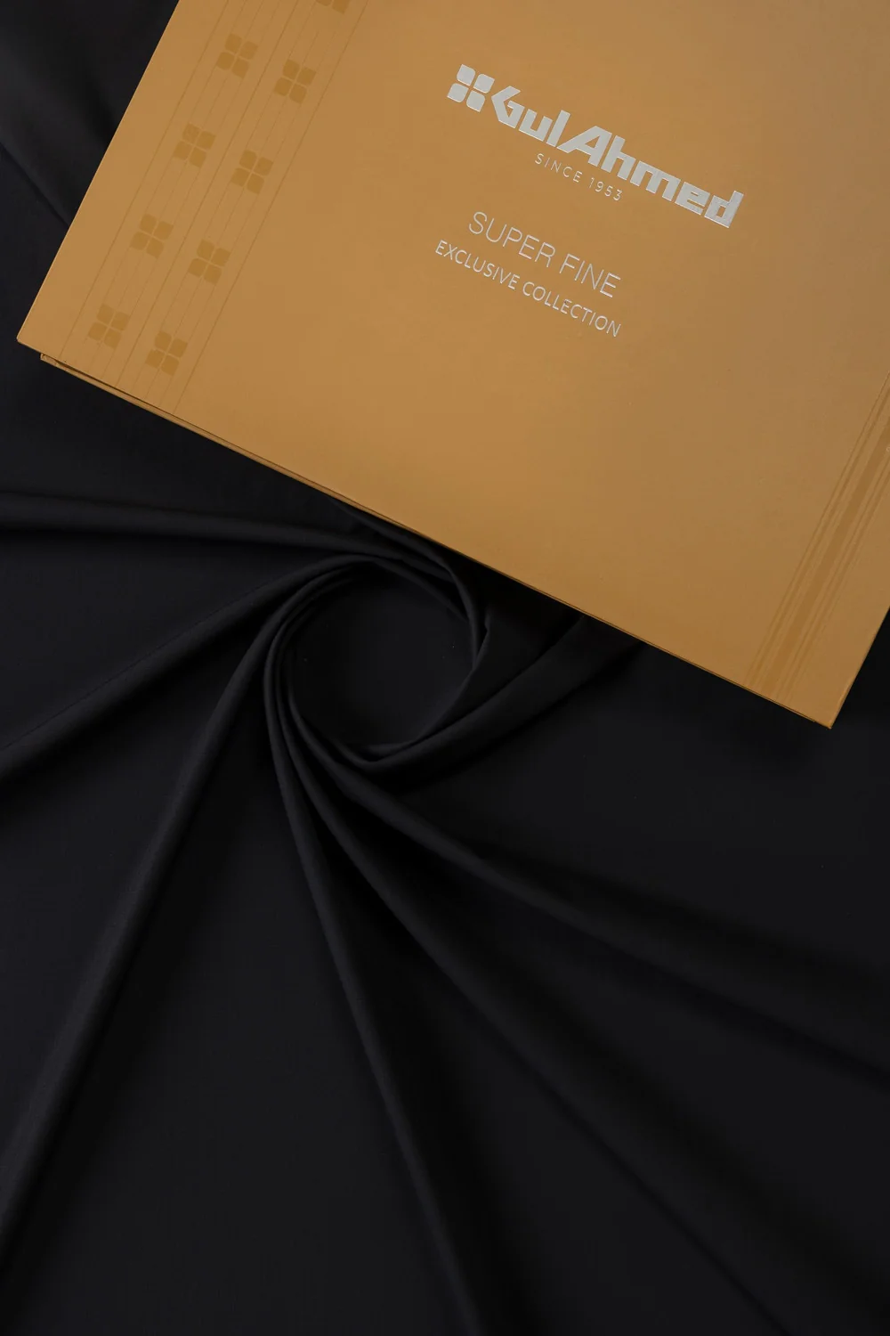 Gini Gold Unstitched Fabric Blended with Gift Box - Image 7