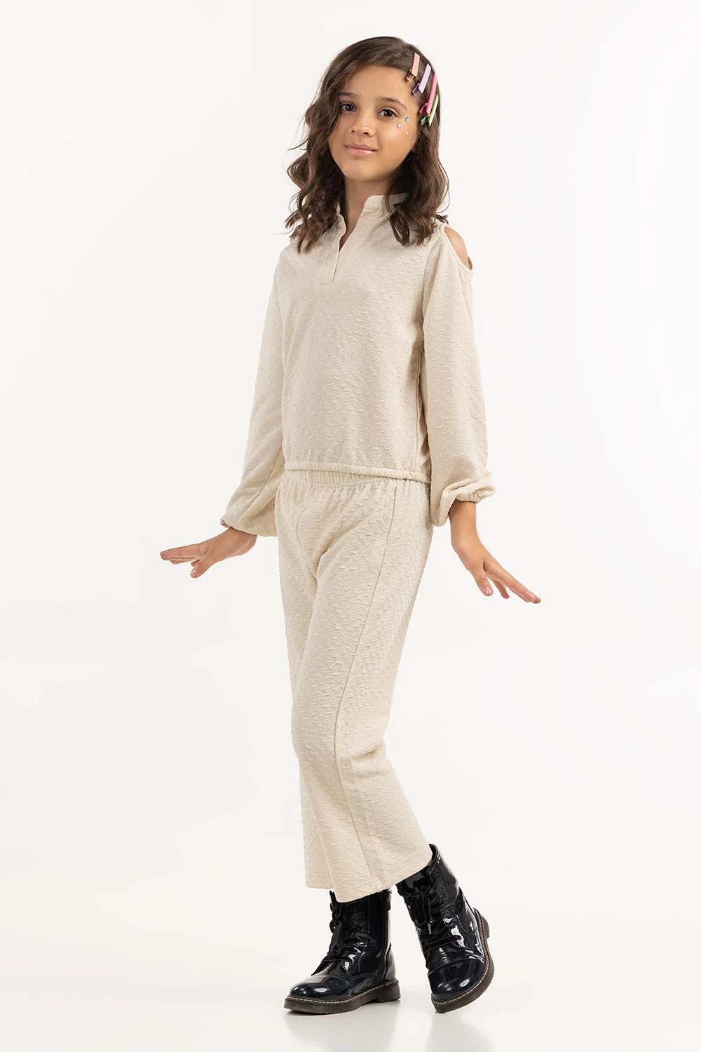 Girls Off-White Top - Image 2