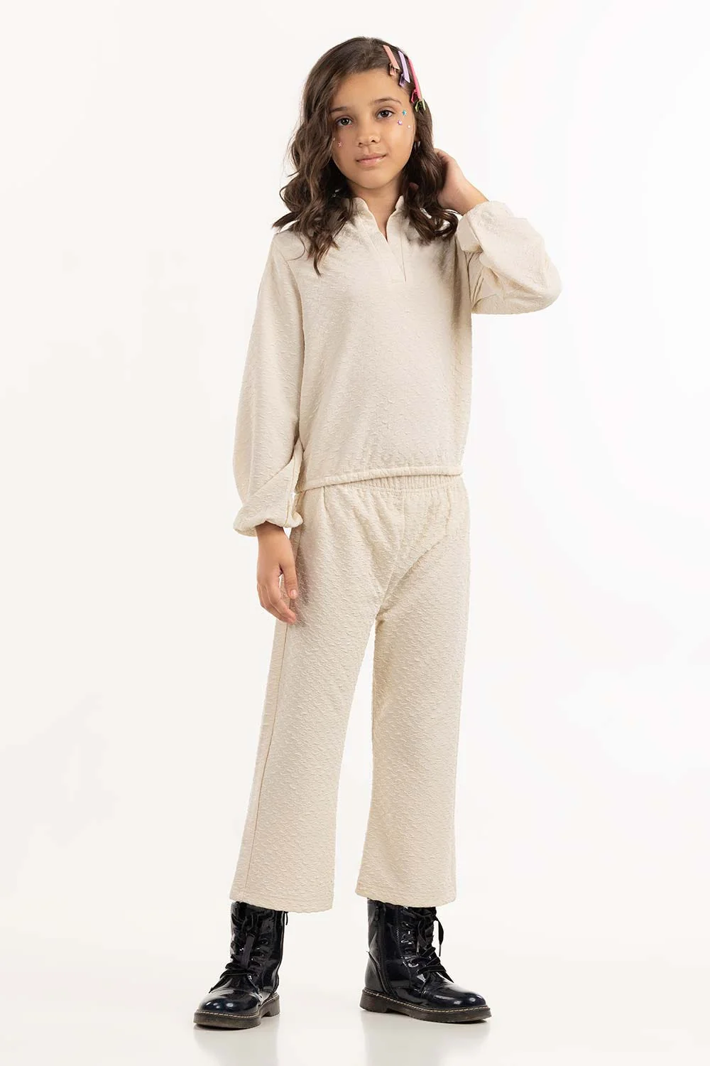 Girls Off-White Top - Image 4