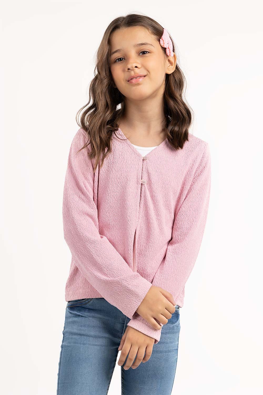 Girls Pink Top - Image 2