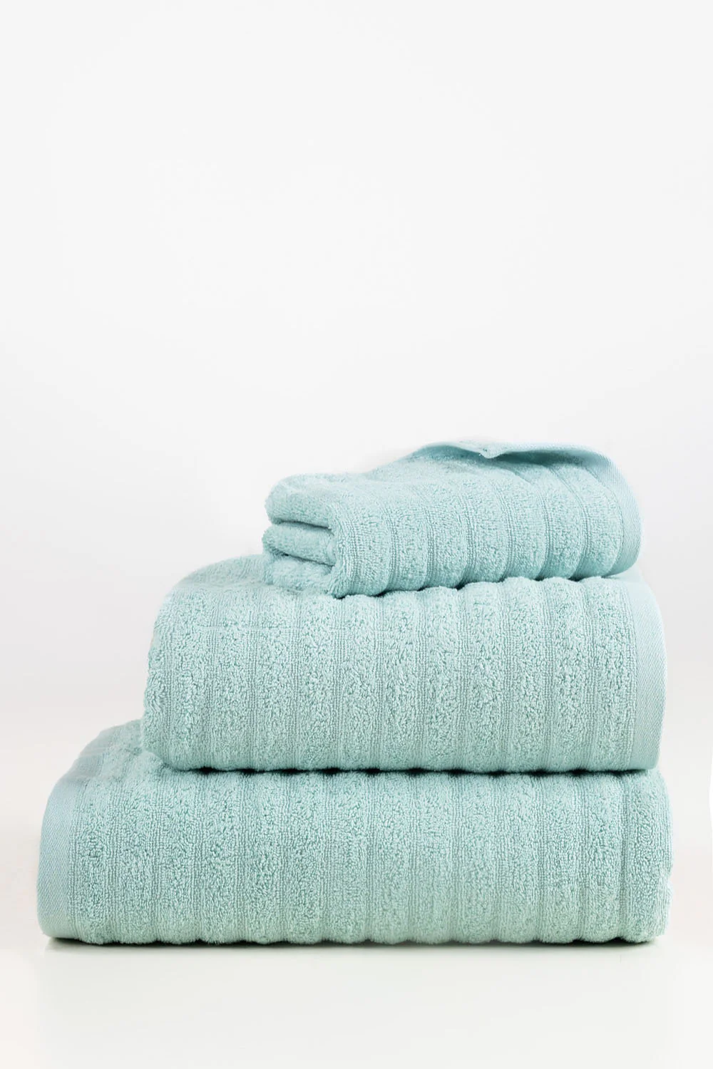 Glass Blue Combed Plain Towel - Image 2