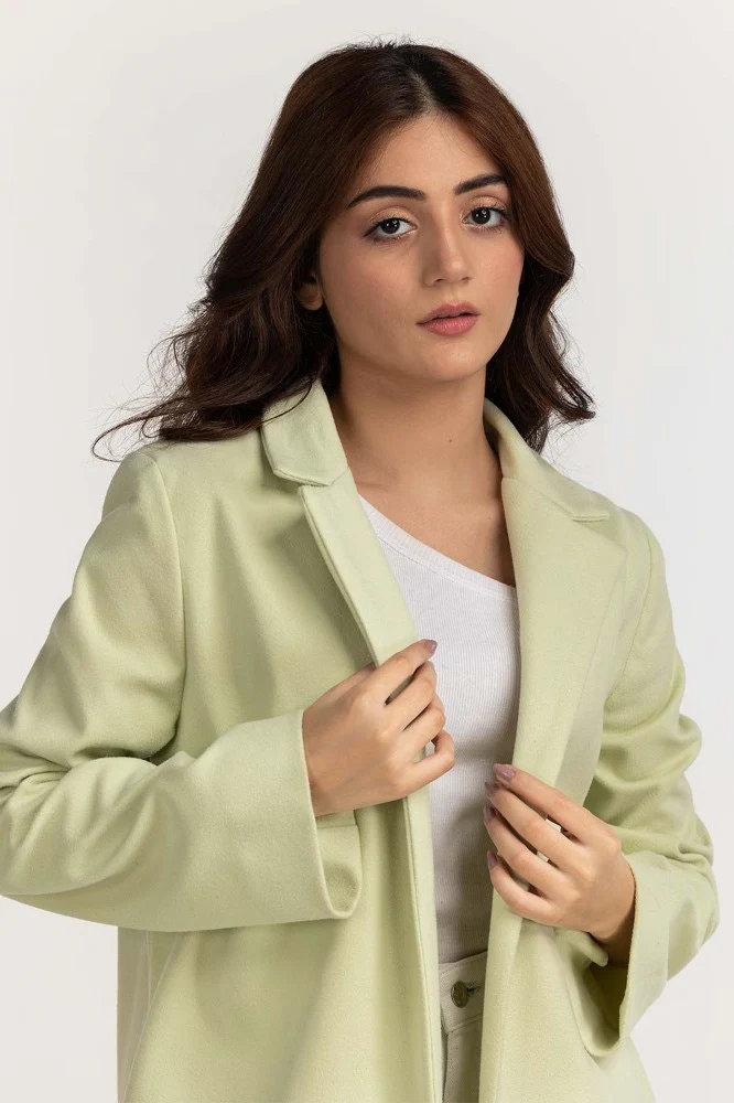 Green Basic Jacket - Image 2