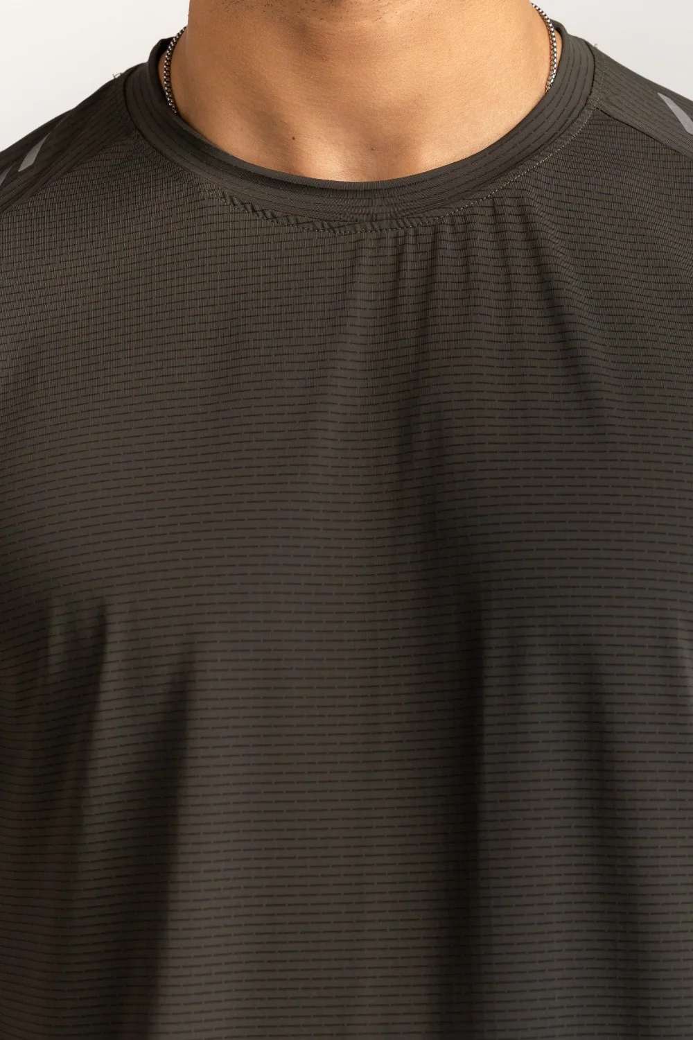 Green Textured Tee - Image 3