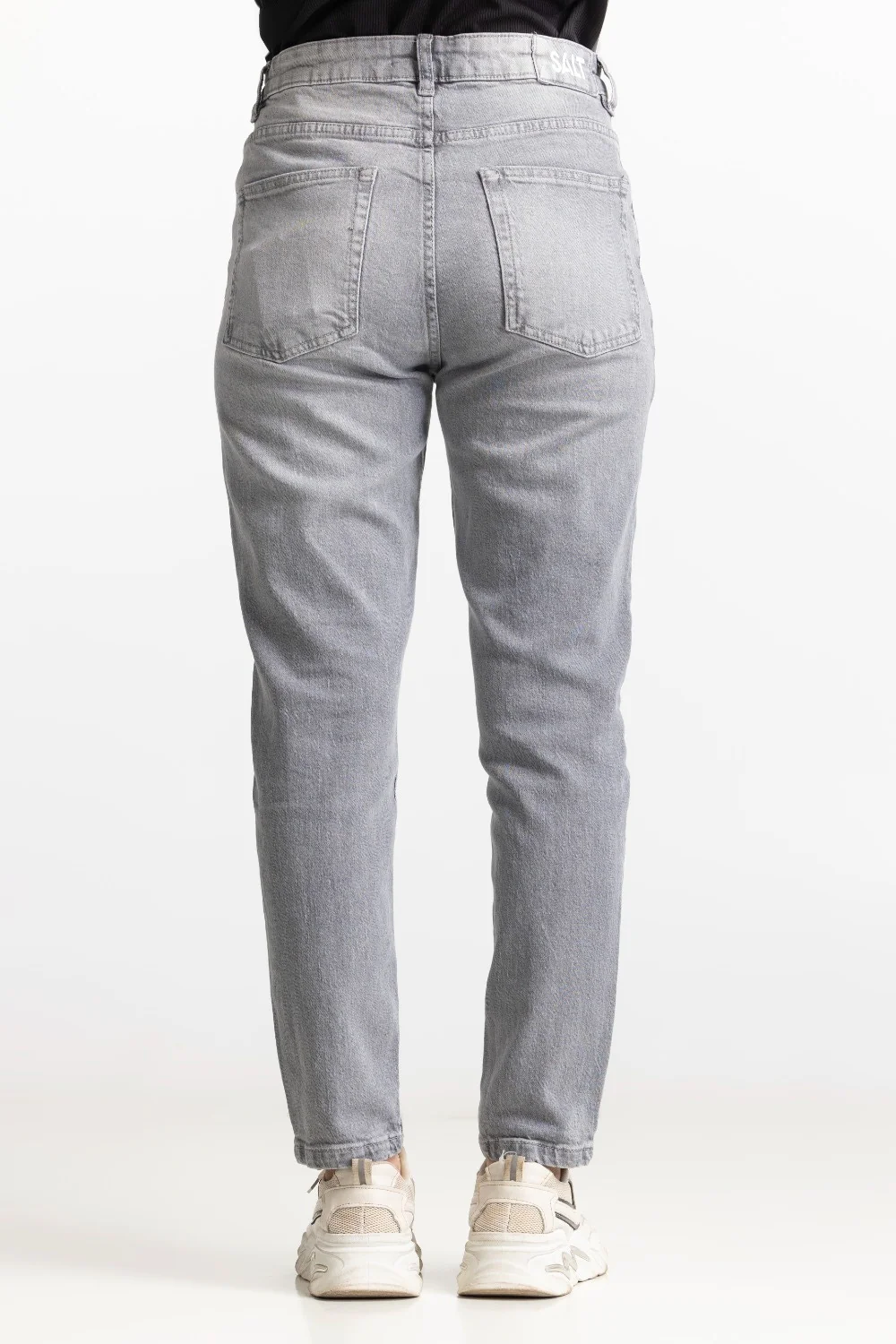 Grey Basic Jeans - Image 4