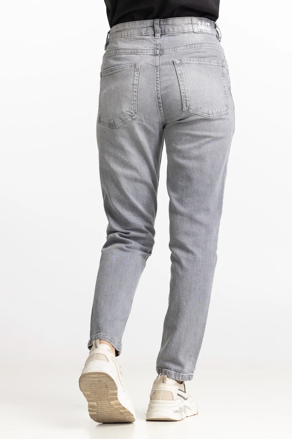 Grey Basic Jeans - Image 5