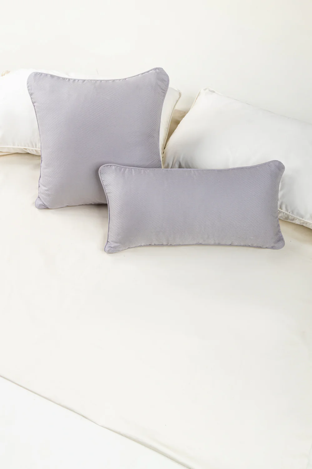 Grey Cube Dobby Square Cushion Cover - Image 4