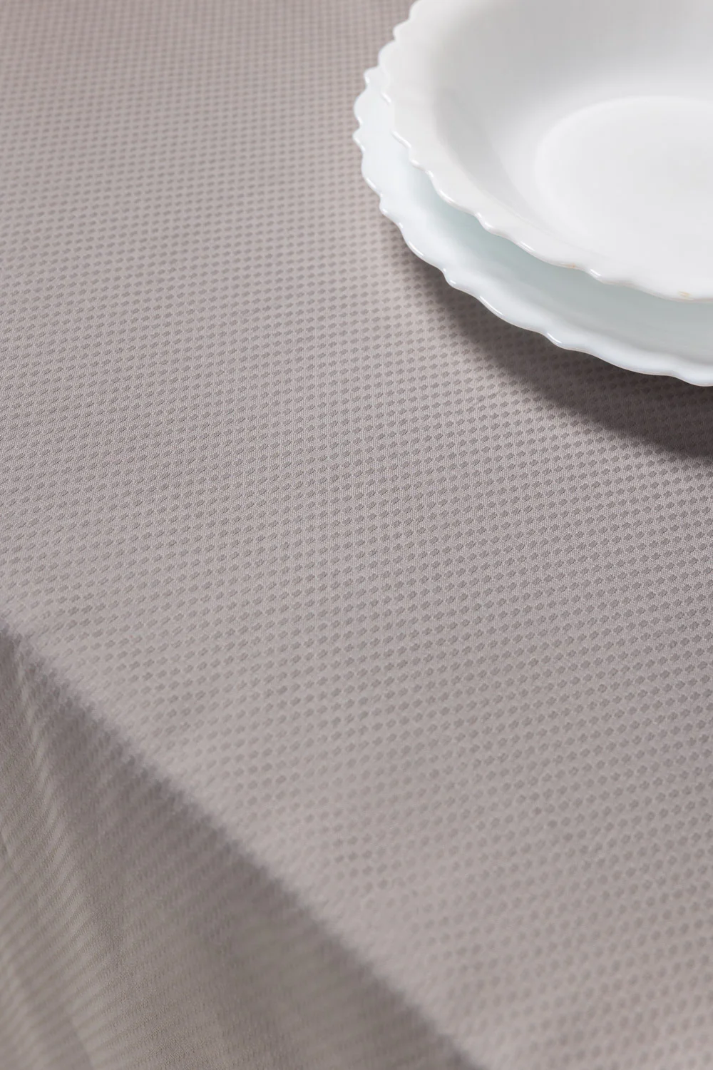 Grey Cube Dobby Table Cover - Image 3
