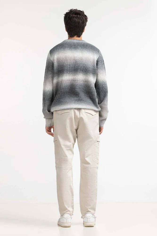 Grey Fashion Sweater - Image 3