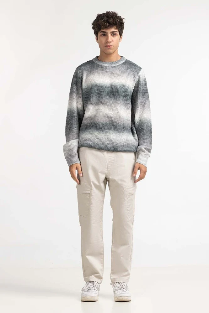 Grey Fashion Sweater - Image 5