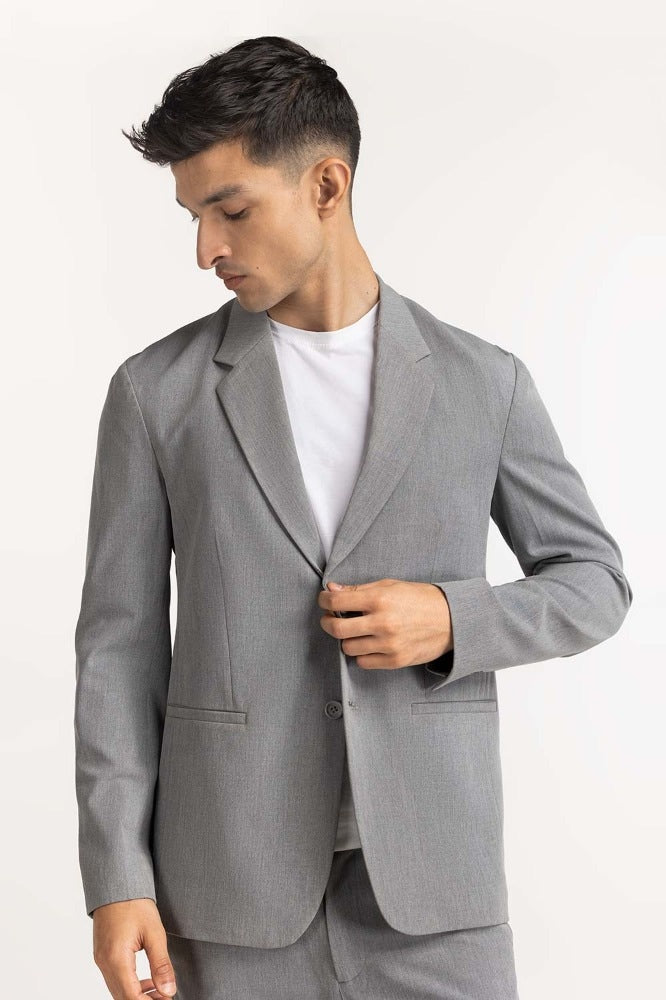 Grey Formal Blazer BLAZER - Image 2