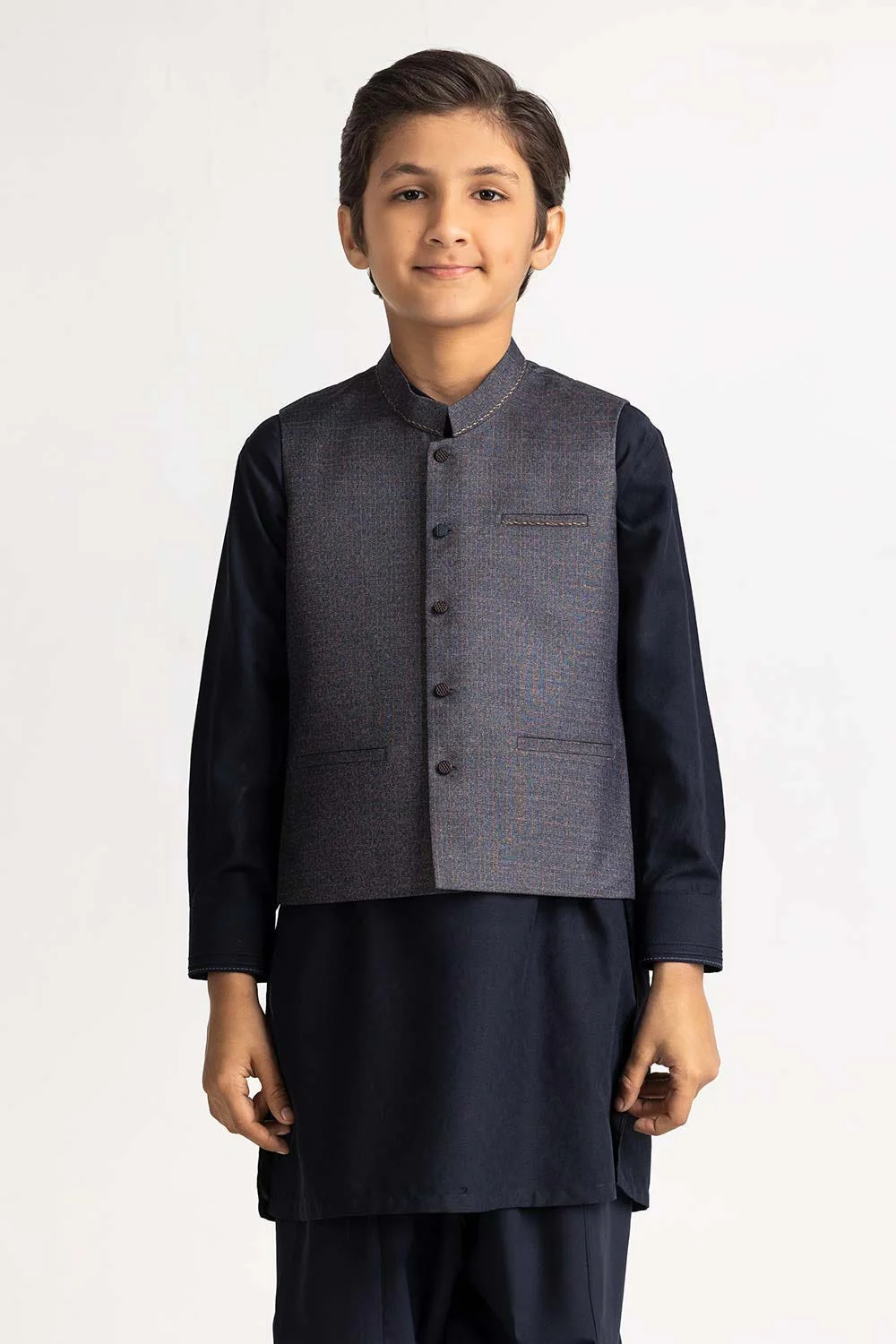 Grey Styling Waist Coat KWC-PD24-004
