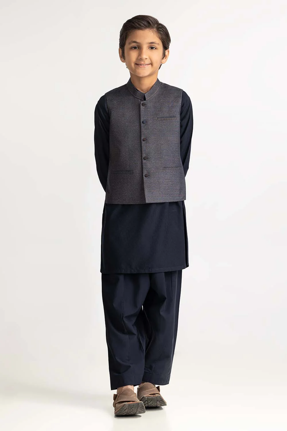 Grey Styling Waist Coat KWC-PD24-004 - Image 5