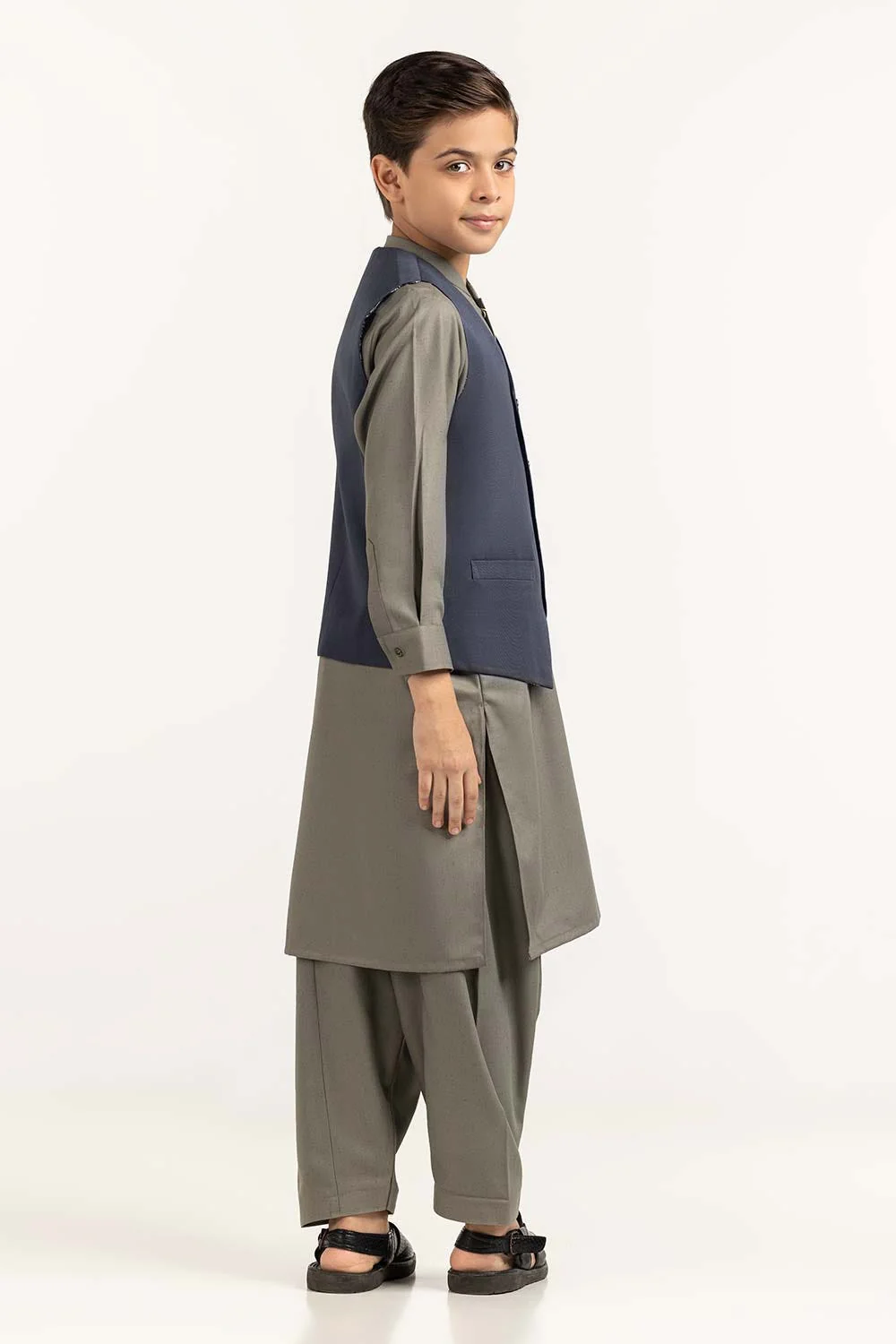 Grey Stylized Waist Coat KWC-PD23-002 - Image 5