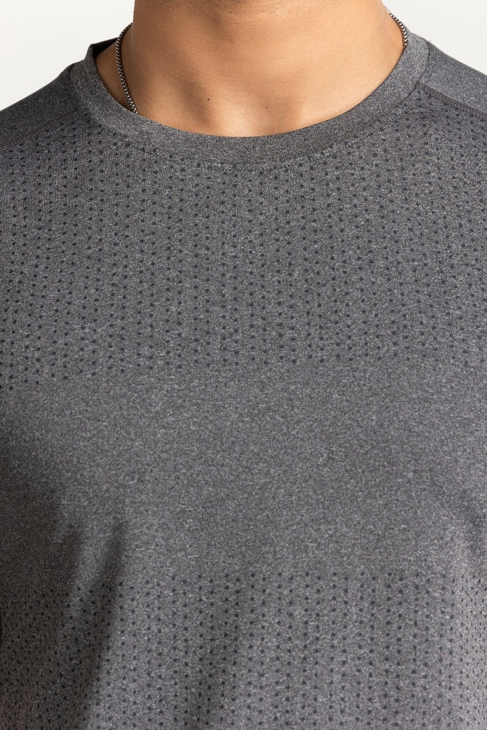 Grey Textured Tee - Image 2