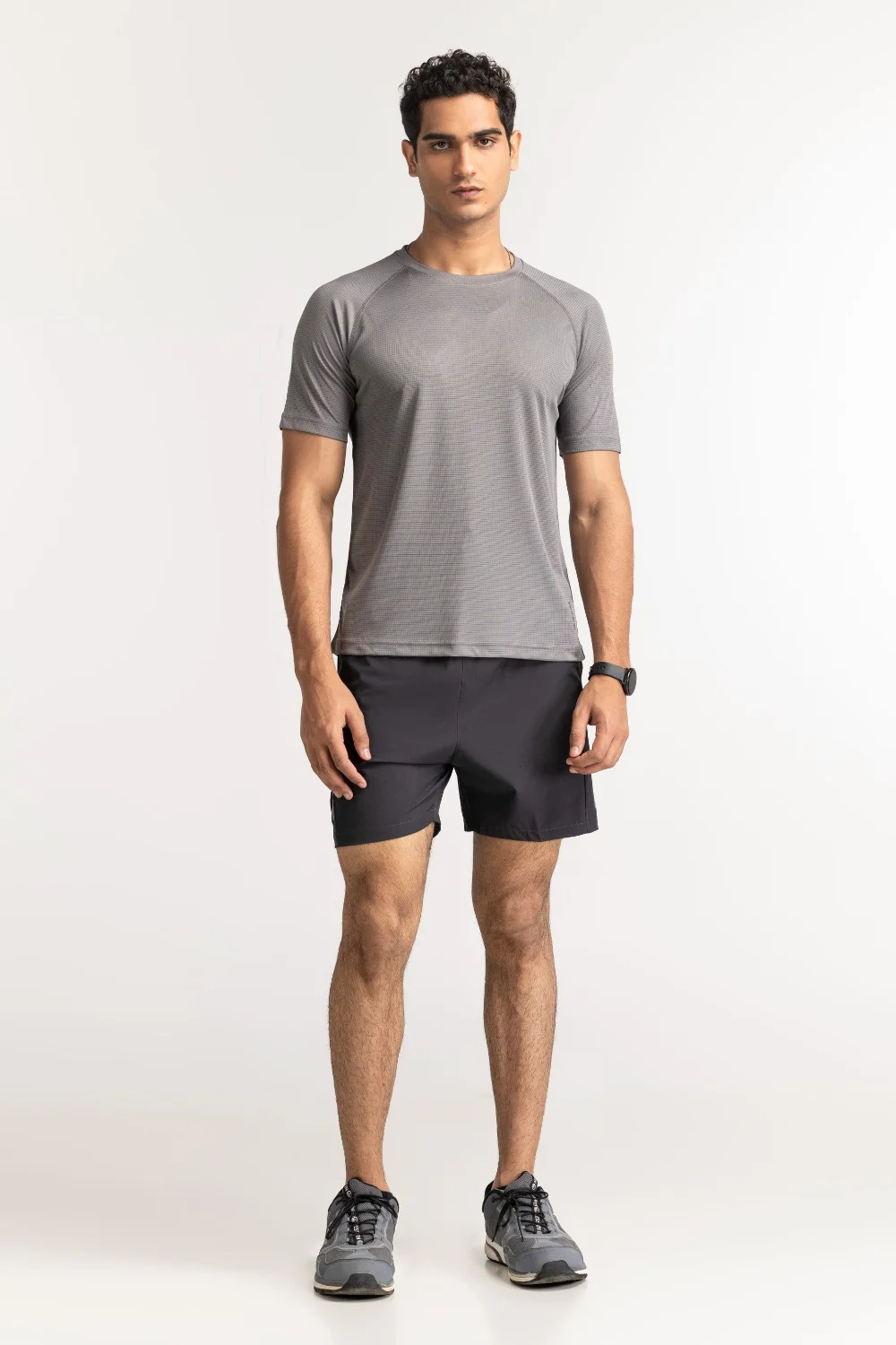 Grey Textured Tee