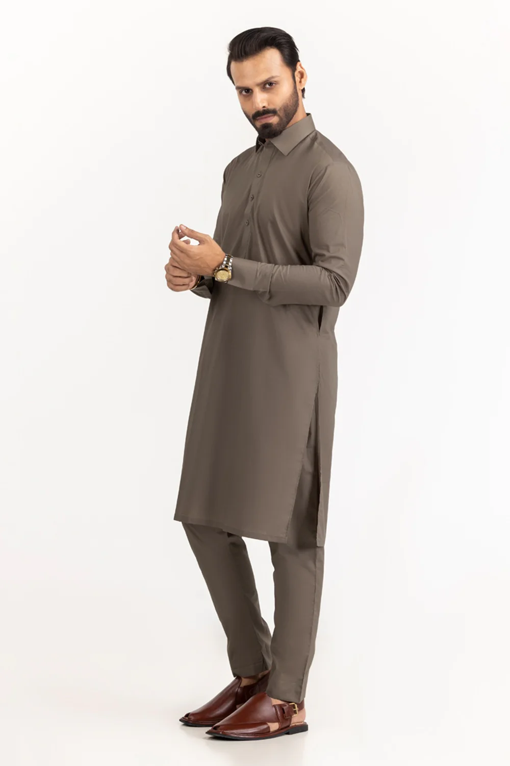 Gul Capri Latha Unstitched Fabric Cotton-LF - Image 13
