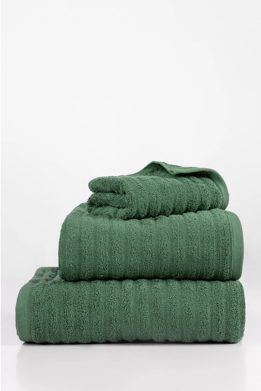 Hedge Green Combed Plain Towel - Image 2