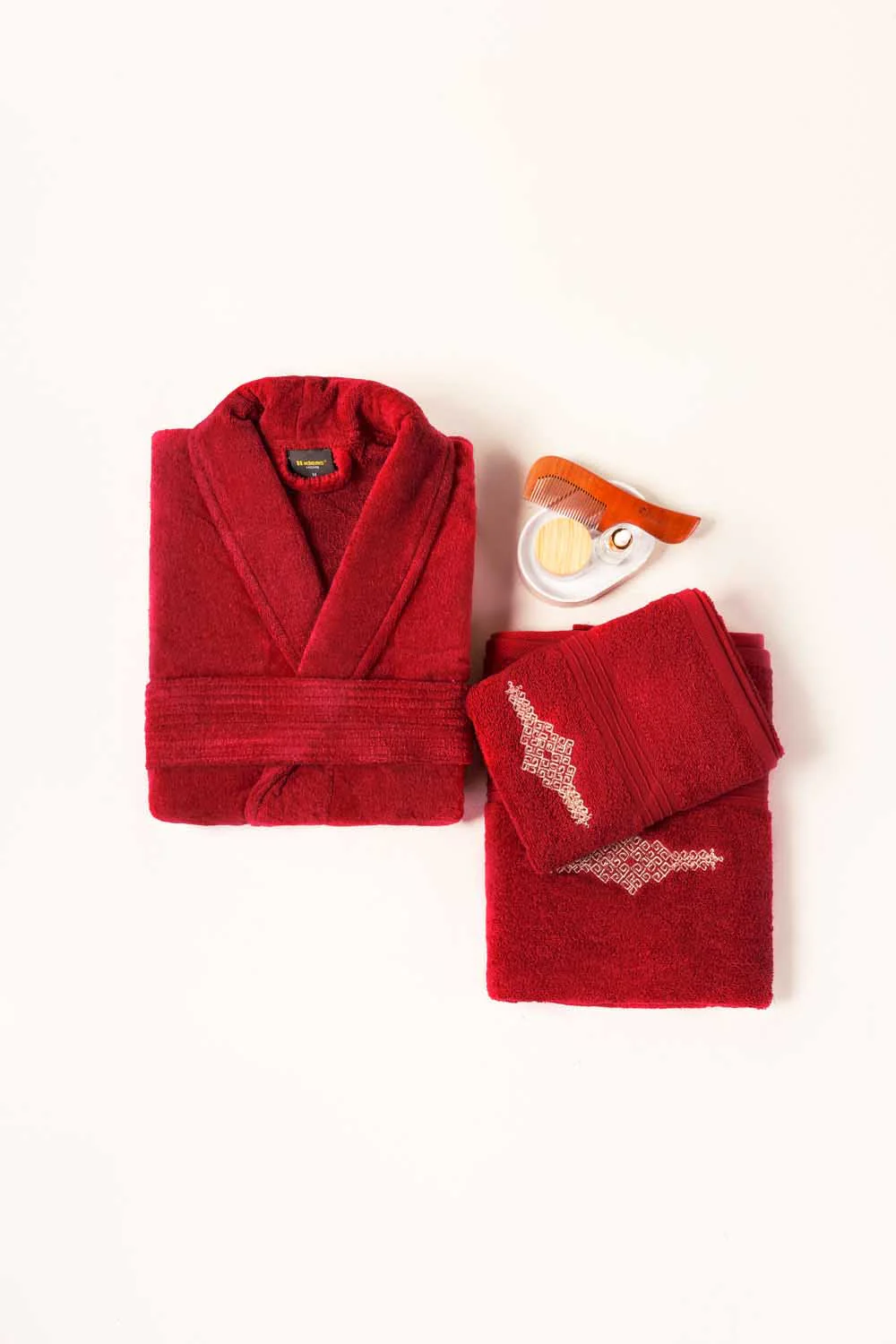 Hibiscus Bridal Towel Gift Set - Image 5