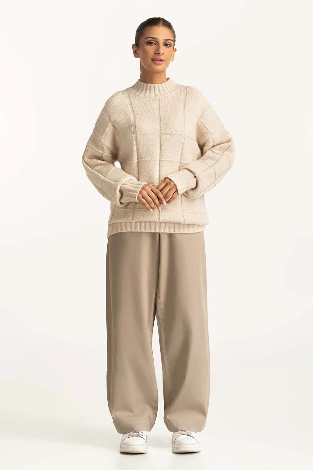 High Neck Sweater