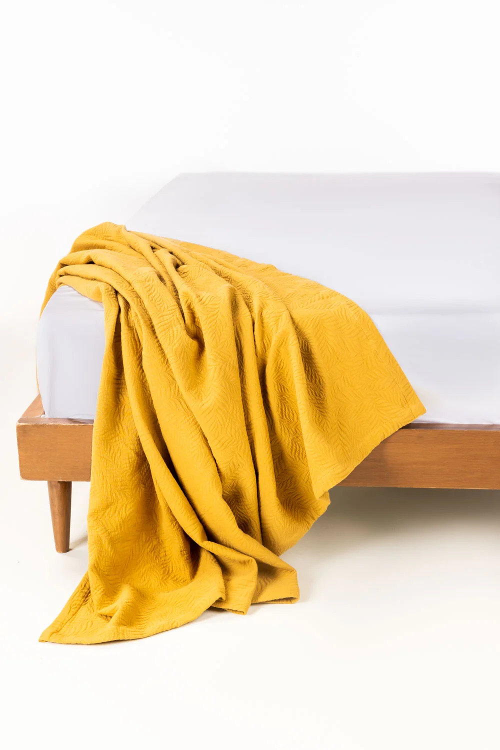 Honey Mustard Matelasse Blanket - Image 5