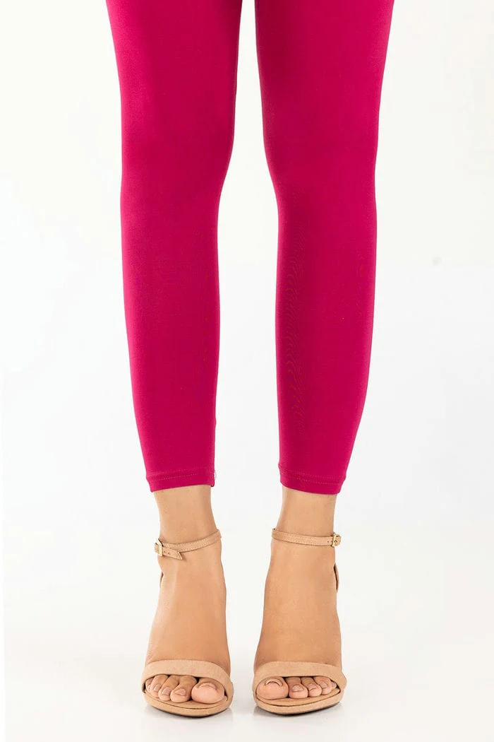 Hot Pink Jersey Tights - Image 2