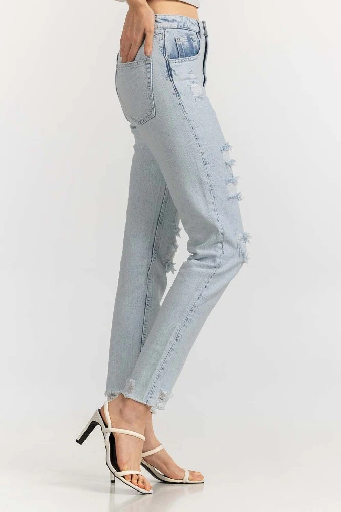 Ice Blue Basic Jeans