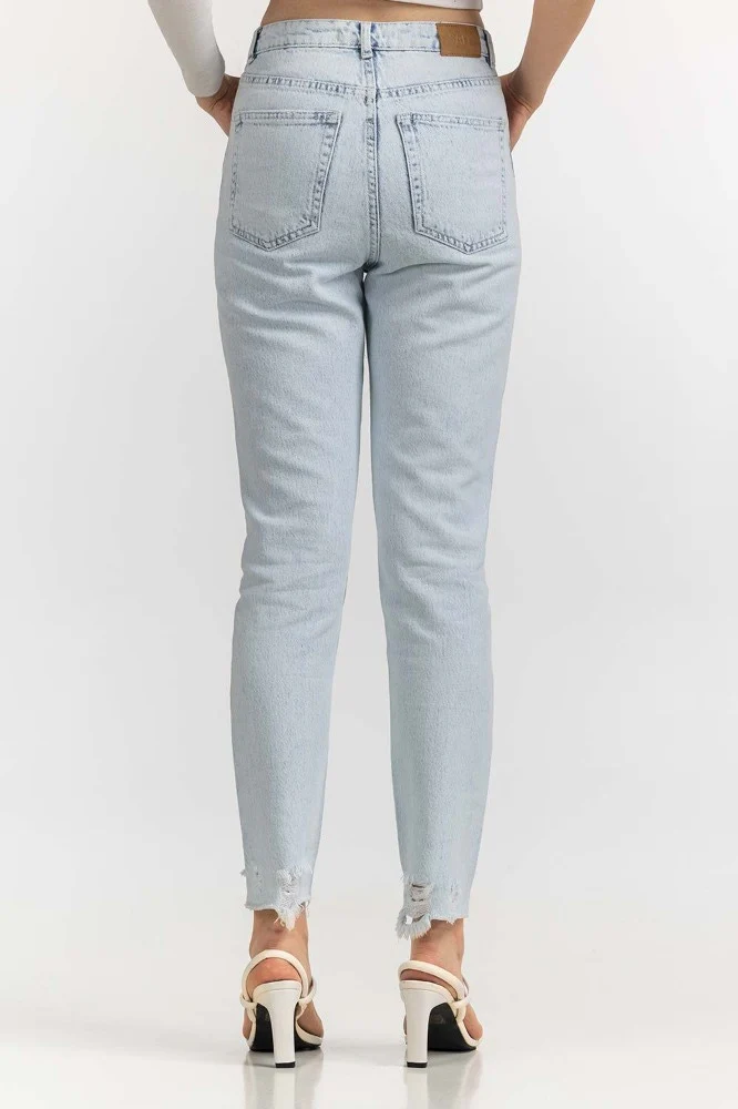 Ice Blue Basic Jeans - Image 3