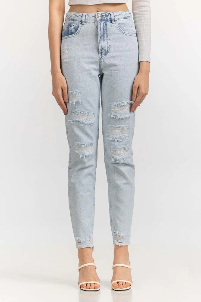 Ice Blue Basic Jeans - Image 4