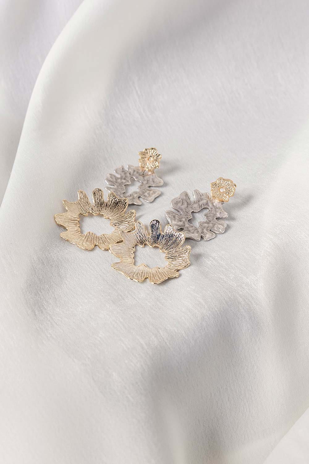 Inverted Flower Earrings - Image 3