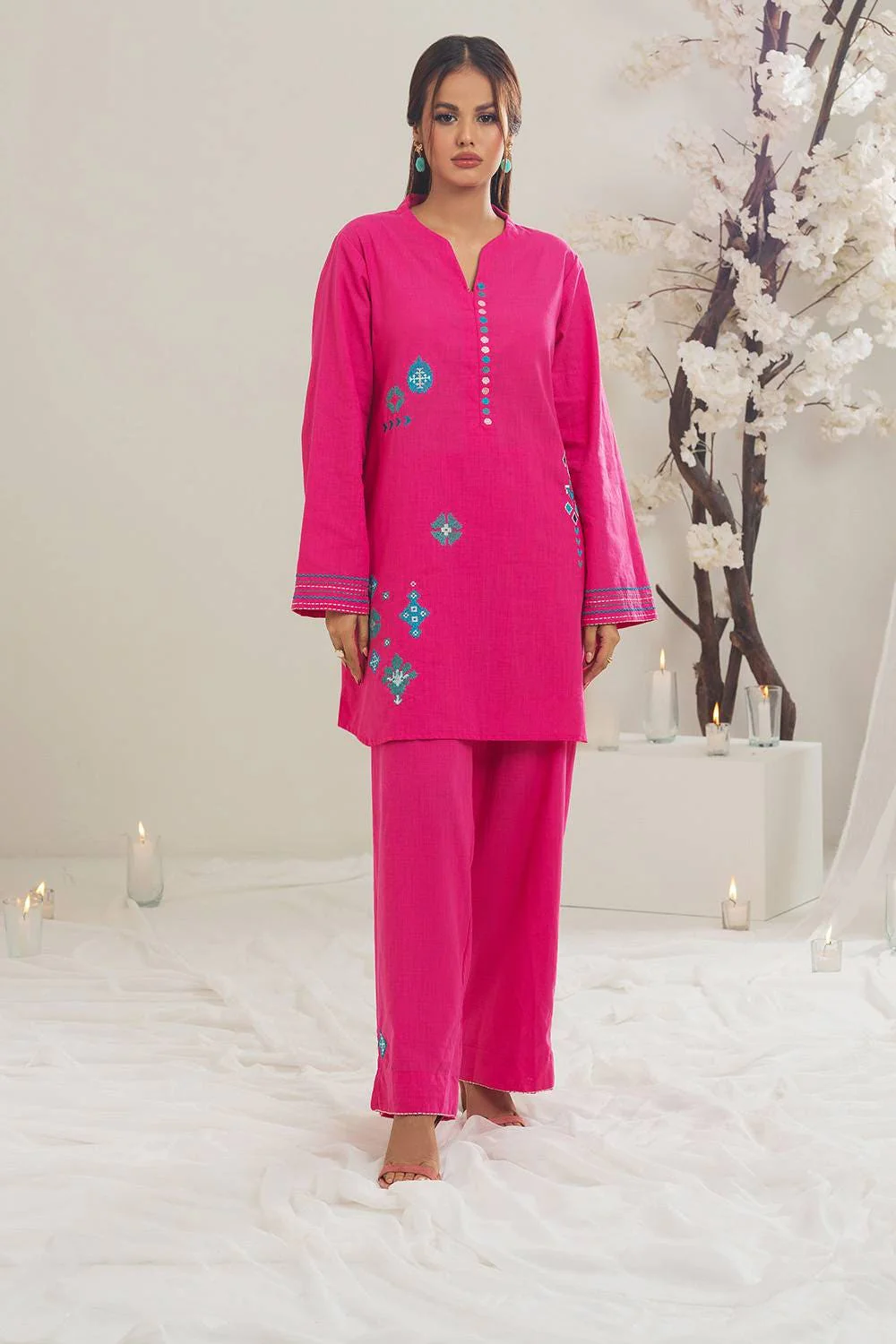 Irish Embroidered Co-Ord Set - Image 2