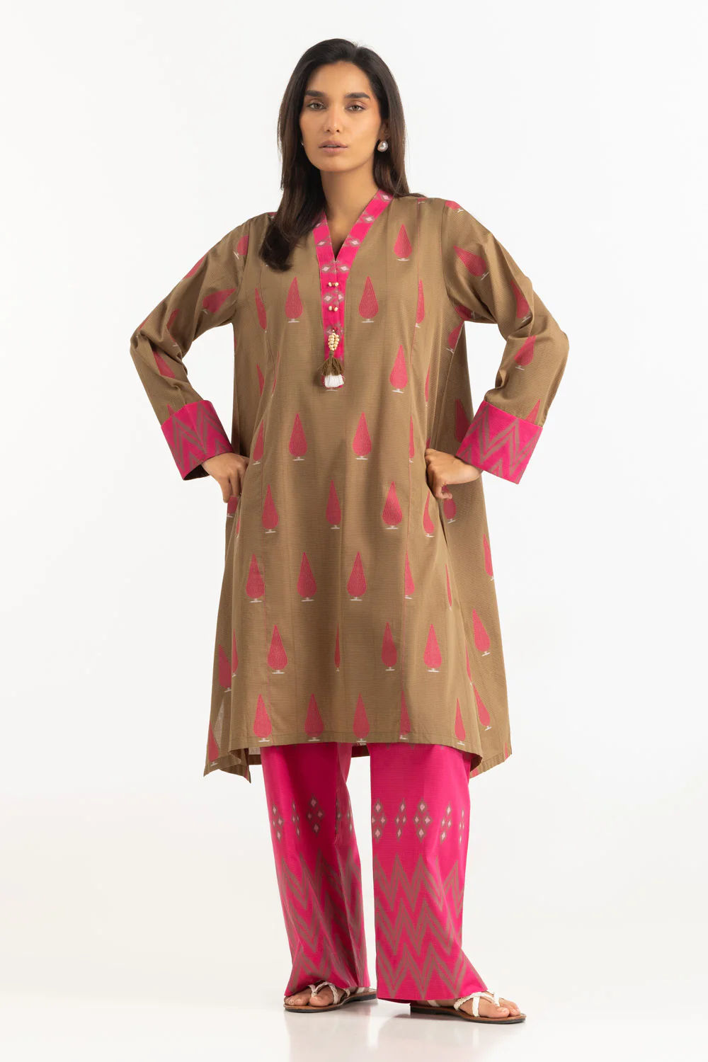 Jacquard Dyed Co-Ord Set