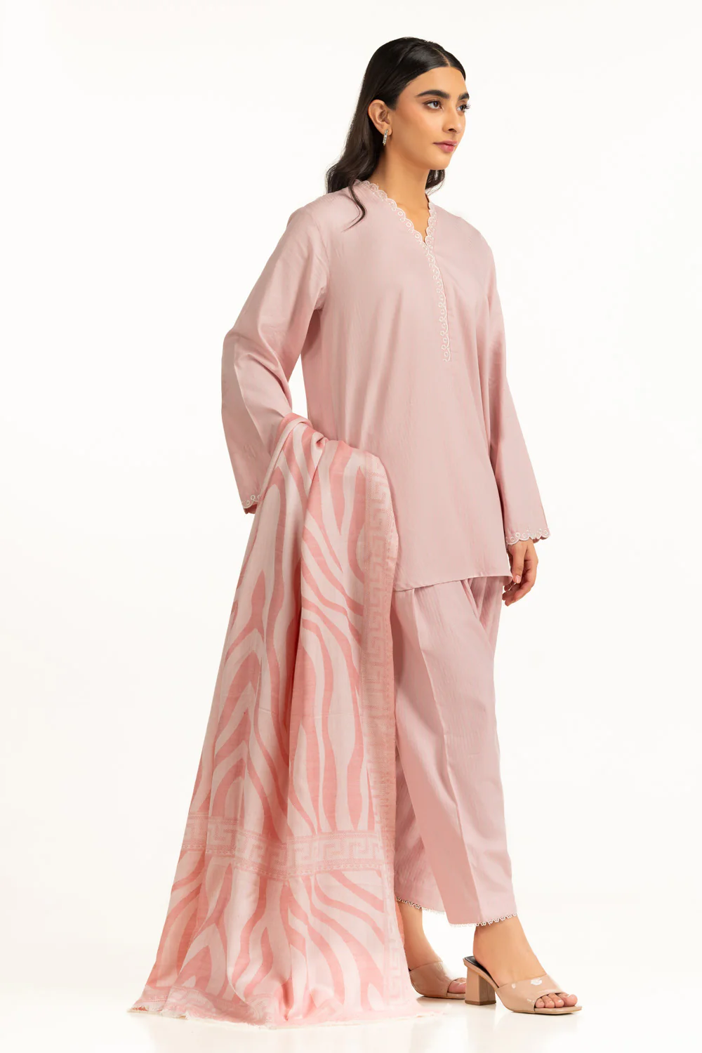 Jacquard Dyed Shawl