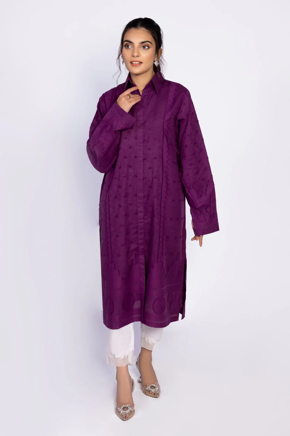 Jacquard Dyed Shirt - Image 4