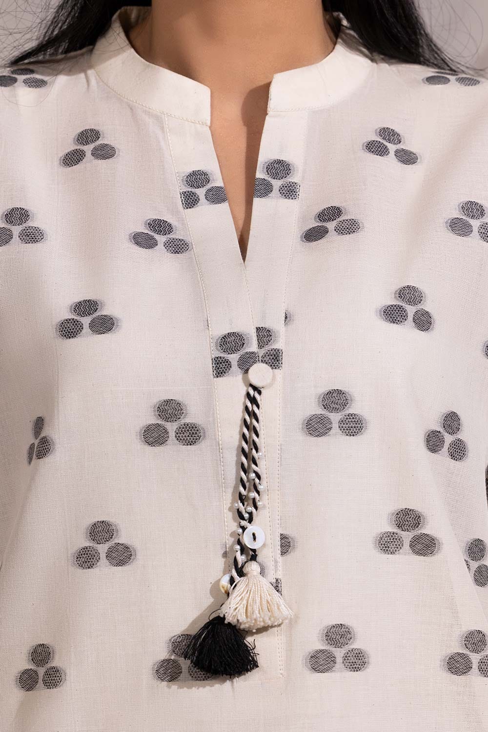 Jacquard Embellished Shirt - Image 2