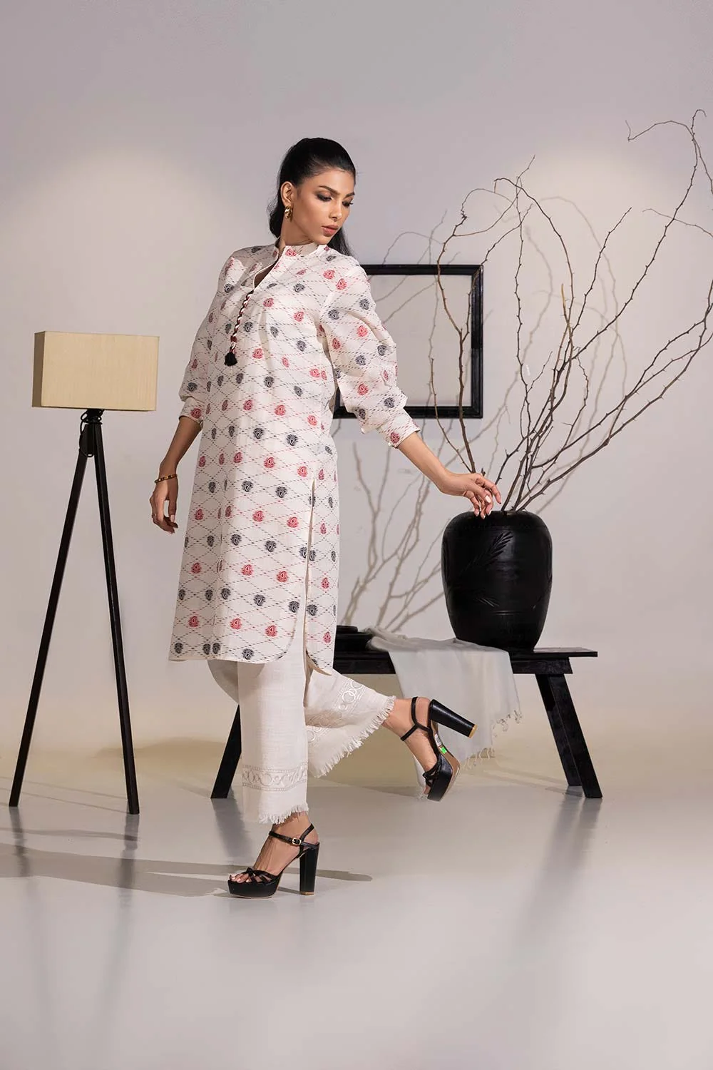 Jacquard Embellished Shirt - Image 3