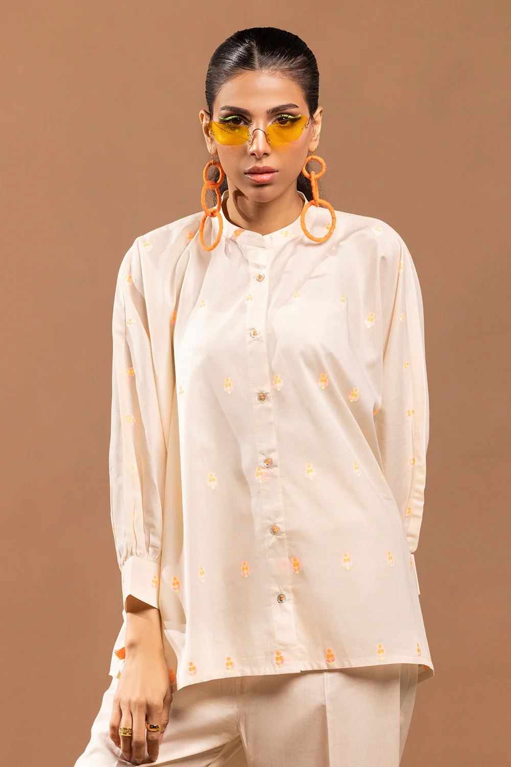 Jacquard Embellished Tunic - Image 2