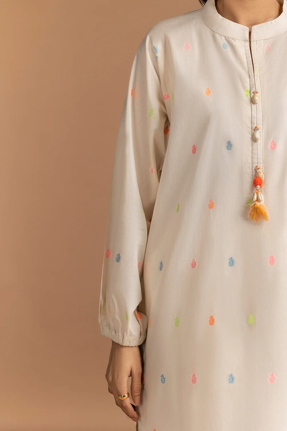 Jacquard Embellished Tunic - Image 5