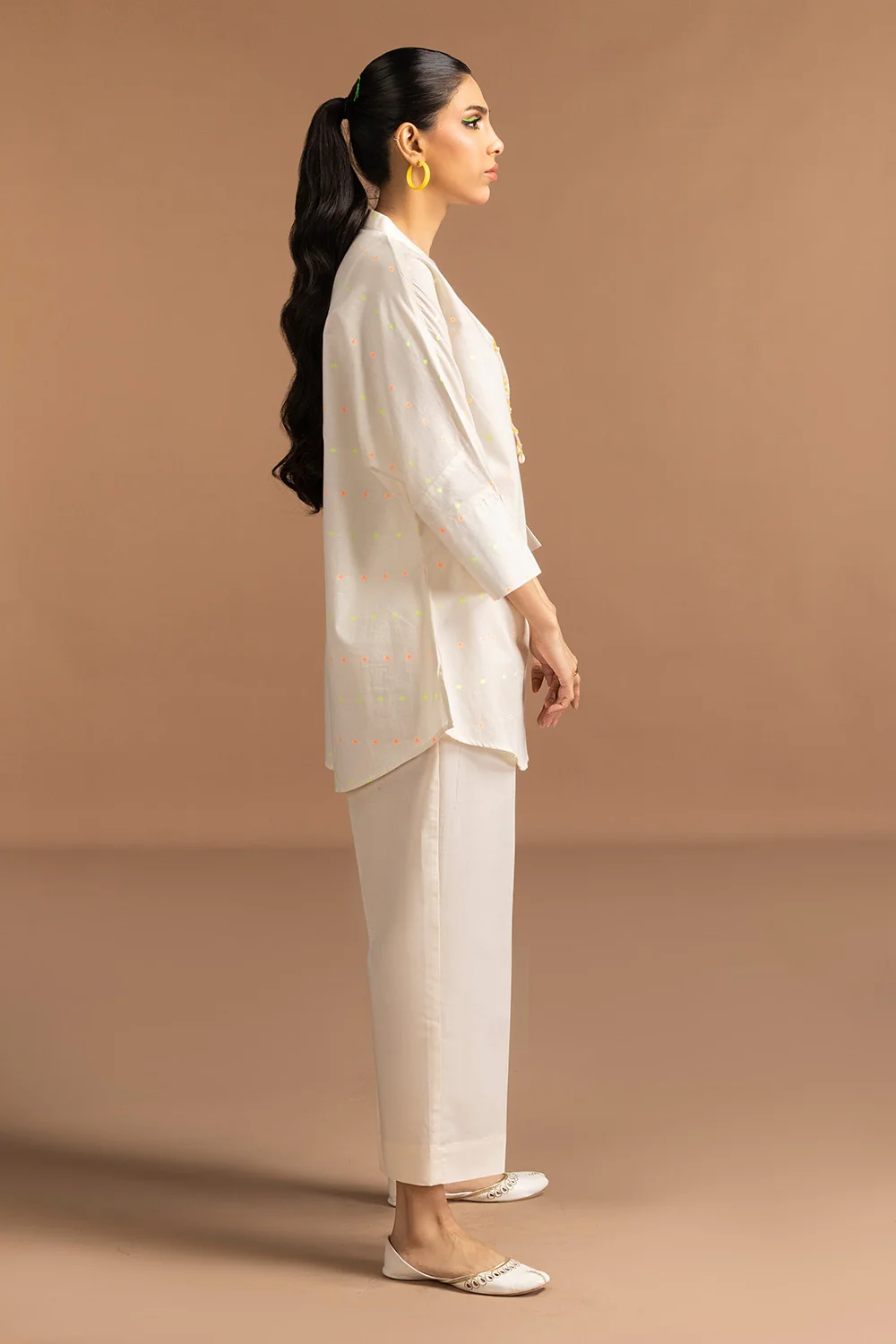 Jacquard Embellished Tunic - Image 3