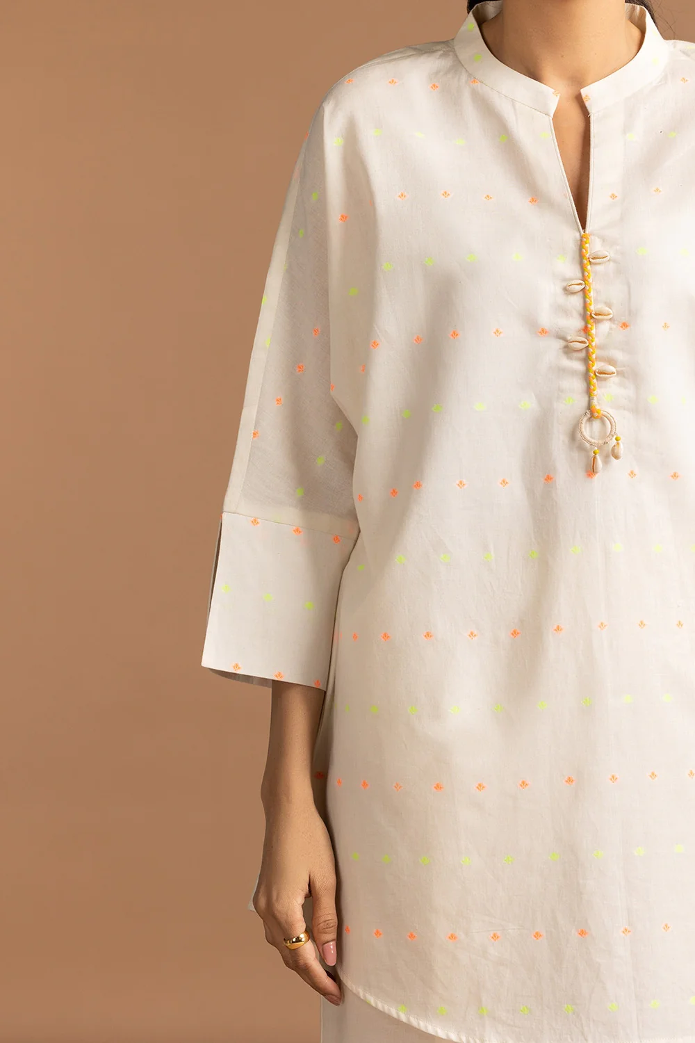 Jacquard Embellished Tunic - Image 5